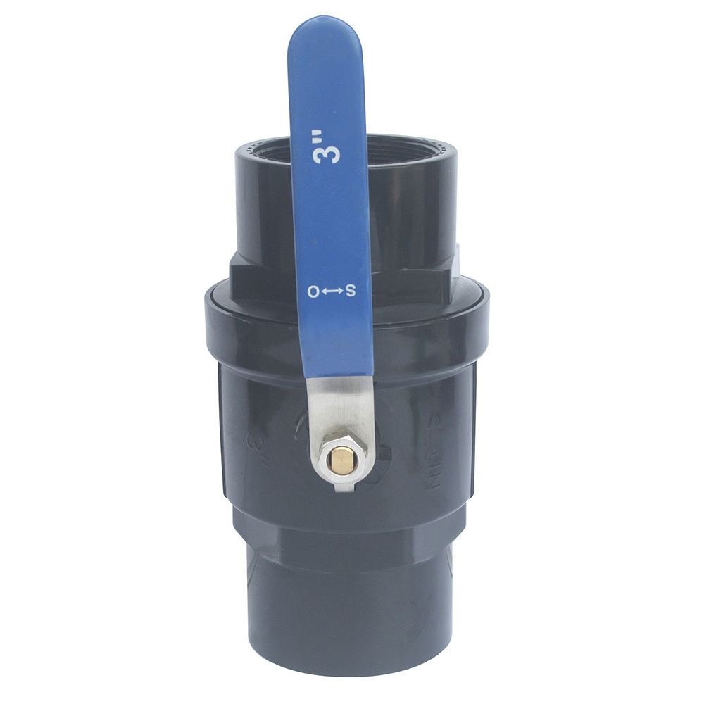 PVC True Union Ball Valve أتمنى كل المعايير