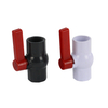 ASTM 40 مقبس UPVC صمام كروي مزدوج حقيقي