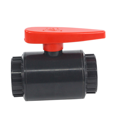 العناصر الساخنة ASTM SCH80 CPVC مزدوجة الاتحاد الكرة Vavles