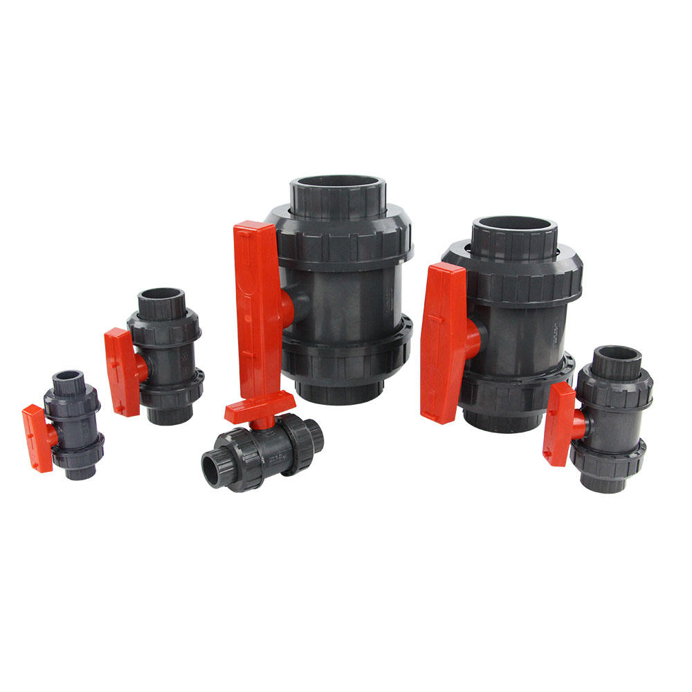 PVC True Union Ball Valve أتمنى كل المعايير