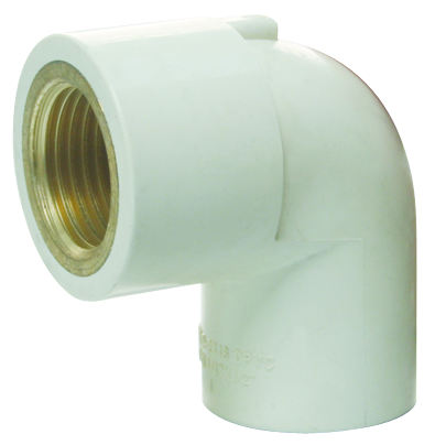 كوع تركيب PVC مع النحاس