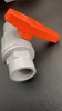 ASTM 40 مقبس UPVC صمام كروي مزدوج حقيقي
