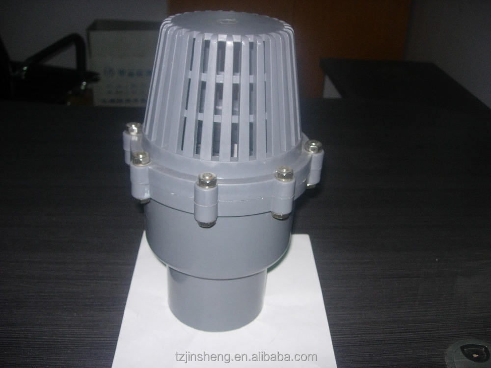 الصين المورد كامل الحجم UPVC صمام القدم البلاستيكية، PVC / UPVC صمام القدم، JS معايير الجودة العالية وصمام القدم UPVC غير قياسي