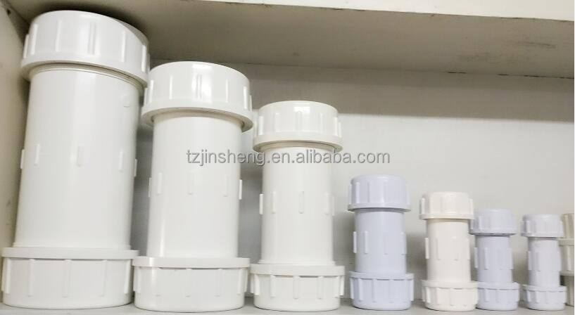 JS 6 بوصة PVC تركيبات الأنابيب السريعة، تركيب الأنابيب UPVC، تركيبات الأنابيب سريعة الاتصال