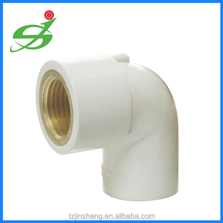 تركيب الأنابيب الذكور UPVC بالنحاس مع 3/4 بوصة لتركيب الأنابيب