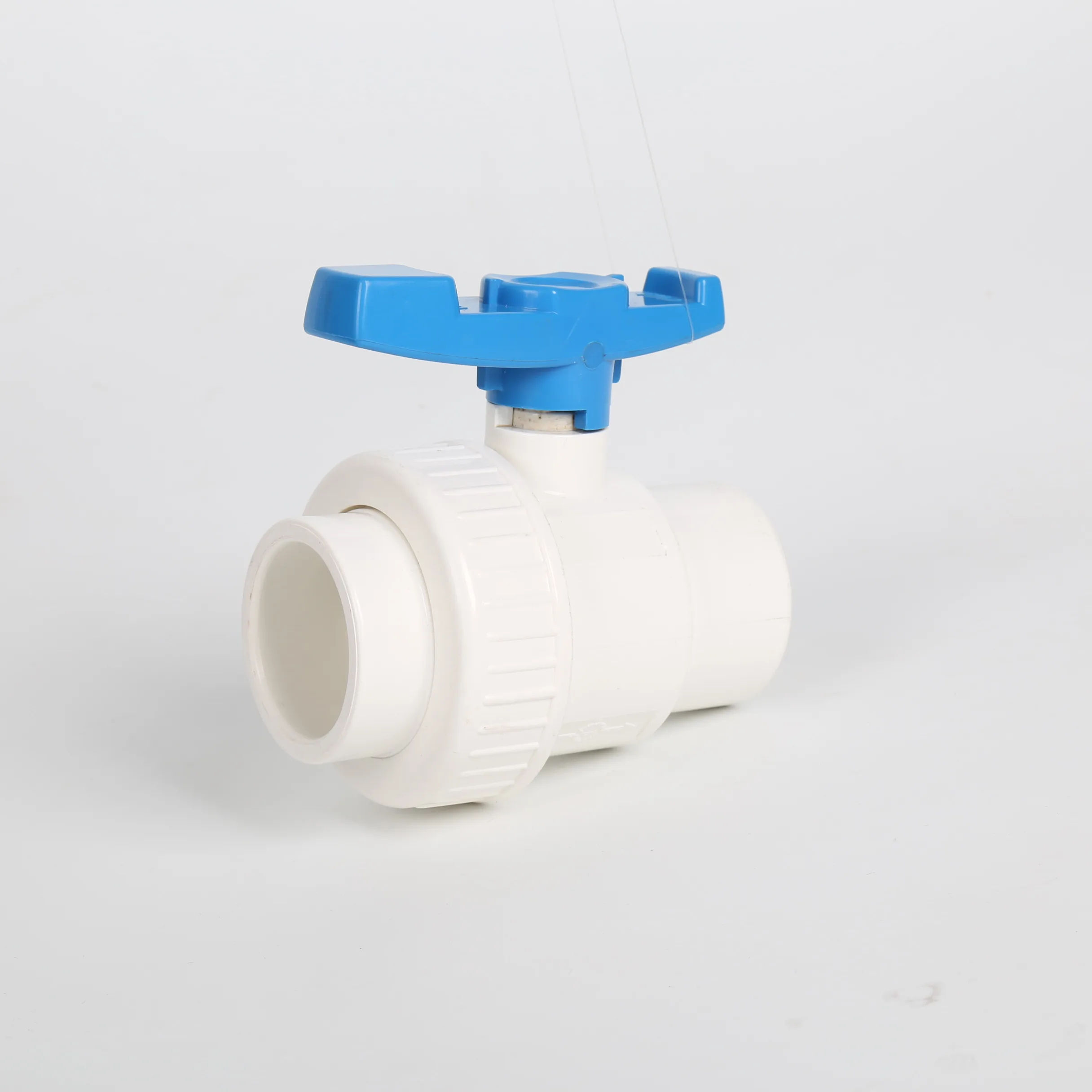 PVC مزدوج وواحد صمام الكرة الاتحاد، والتركيب البلاستيكية