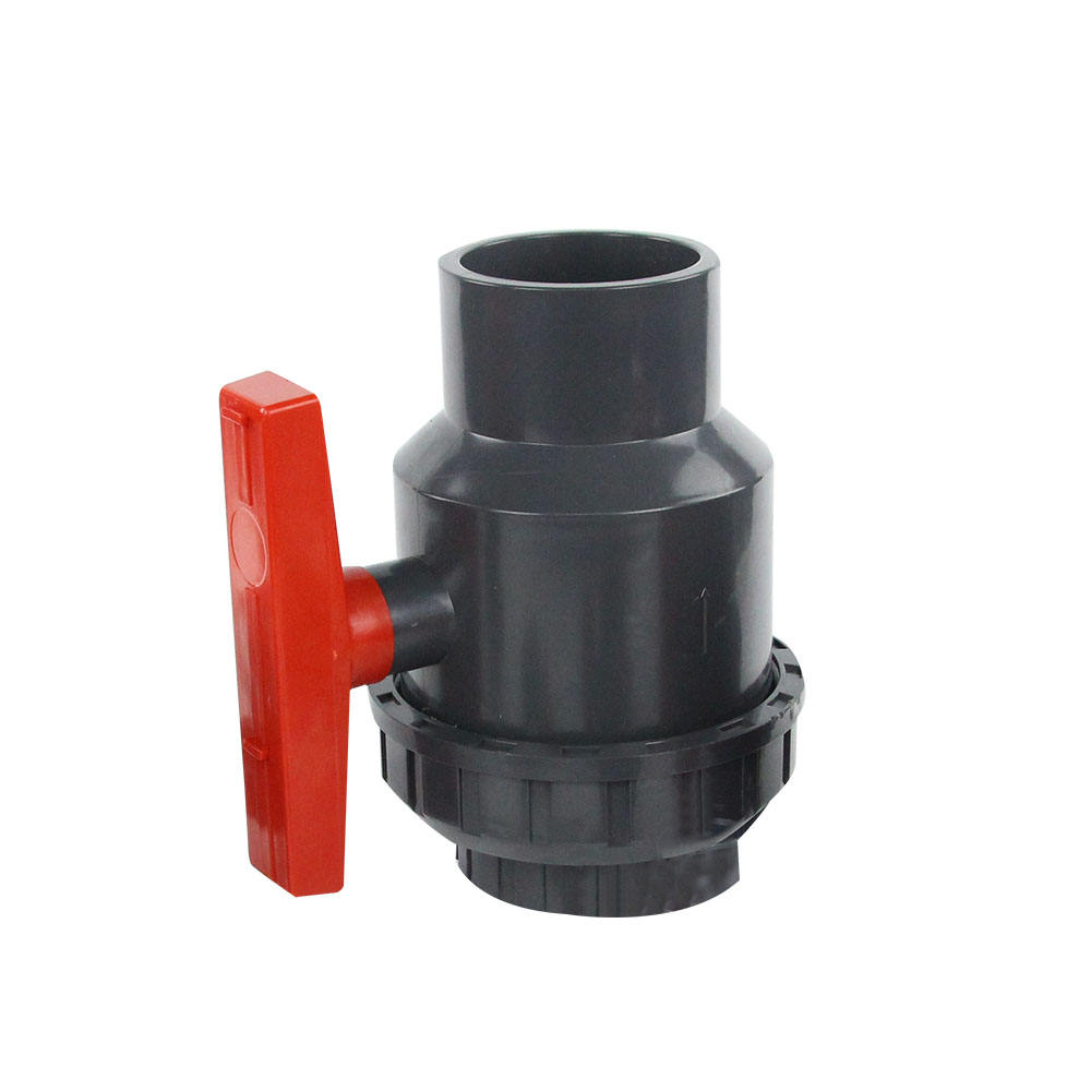 العناصر الساخنة ASTM SCH80 CPVC مزدوجة الاتحاد الكرة Vavles