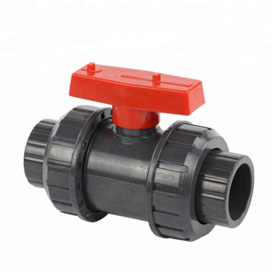 PVC True Union Ball Valve أتمنى كل المعايير